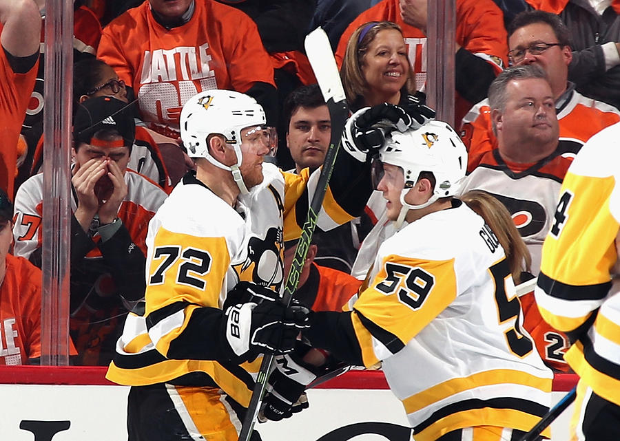Pittsburgh Penguins v Philadelphia Flyers - Game Six #11 Photograph by Bruce Bennett