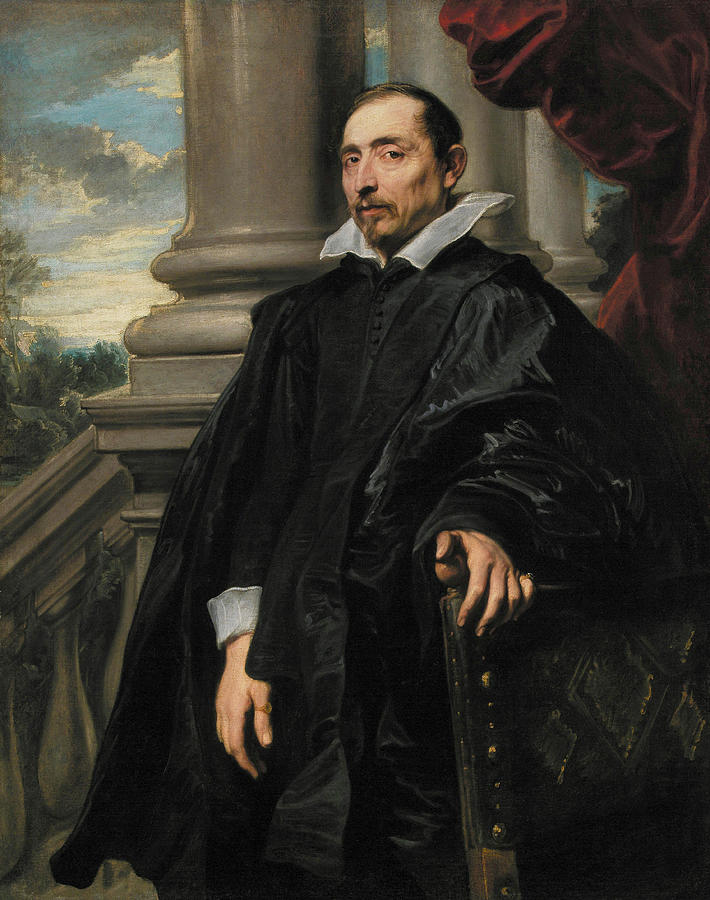 Portrait of a Man #11 Painting by Anthony van Dyck