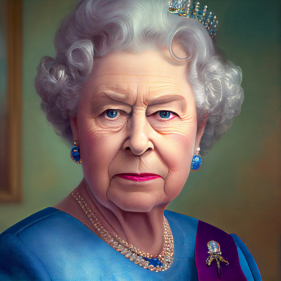 Queen Elizabeth II Mixed Media by Stephen Smith Galleries - Fine Art ...