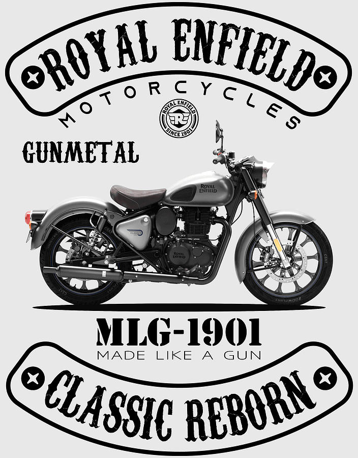 Royal Enfield Bullet sticker works