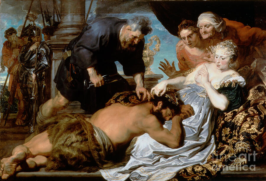 Sir Anthony   Samson and Delilah 1618 1620