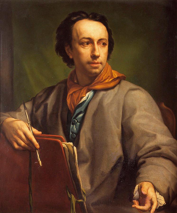 Anton Raphael Mengs Painting - Self portrait  #11 by Anton Raphael Mengs