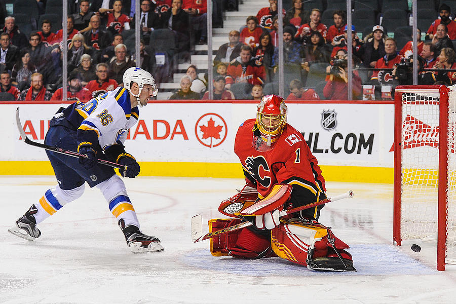 St Louis Blues v Calgary Flames #11 Photograph by Derek Leung