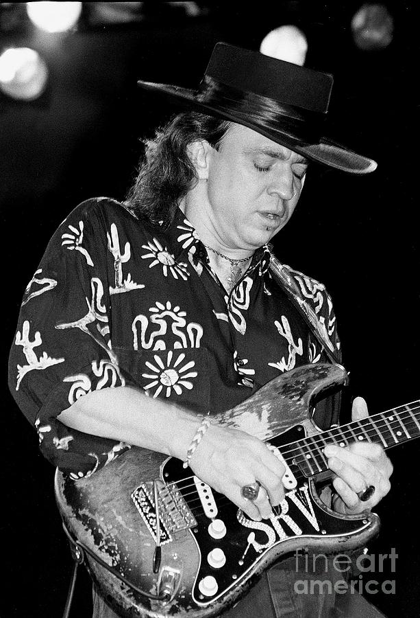 Stevie Ray Vaughan Photograph by Concert Photos - Fine Art America