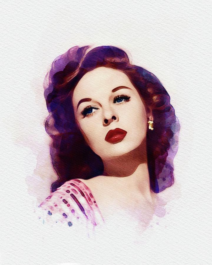 Susan Hayward, Movie Legend Painting by John Springfield | Fine Art America