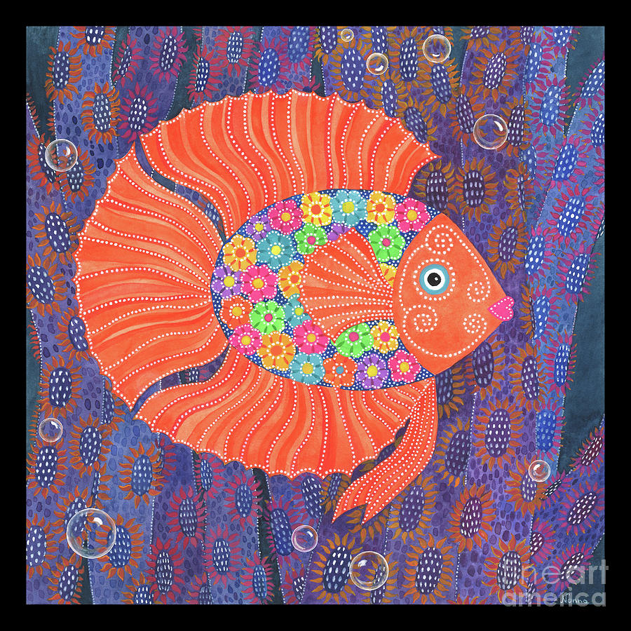 Fish Painting - 11. The Beauty by Nonna Mynatt