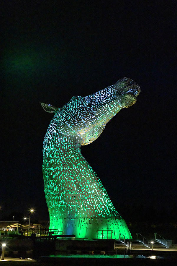 The Kelpies, Iron Horses in Scotland 11 Photograph by Gert Hilbink