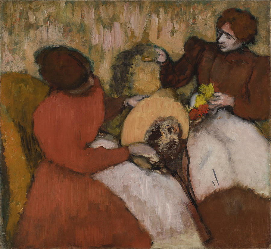 The Milliners #11 Painting by Edgar Degas
