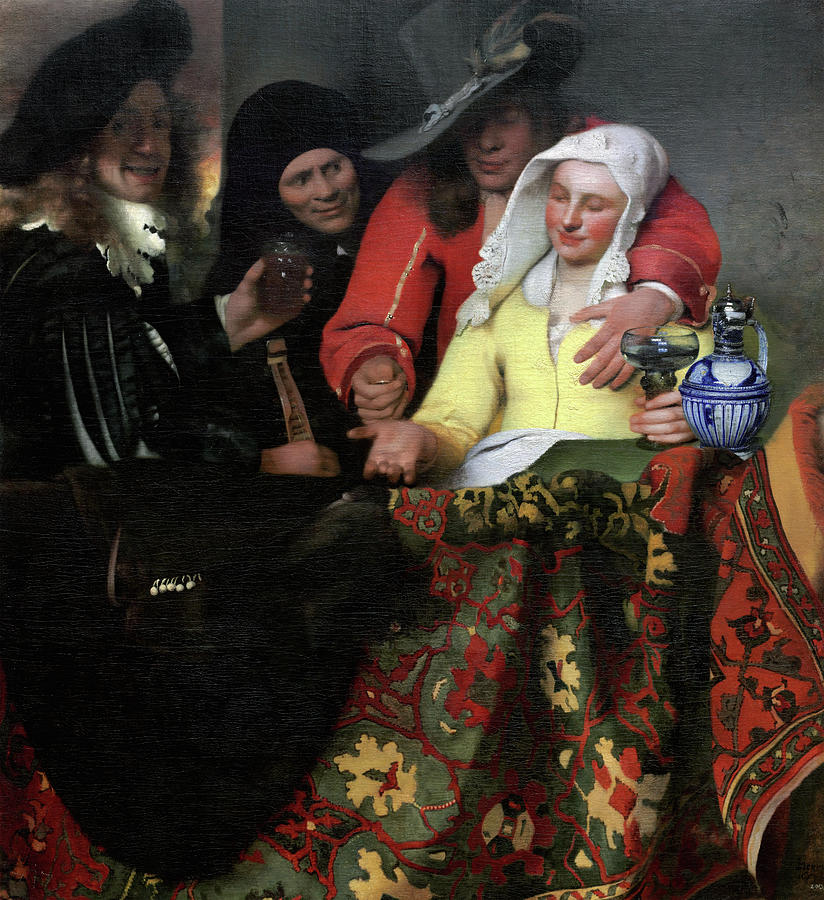 The Procuress #11 Painting by Johannes Vermeer - Fine Art America