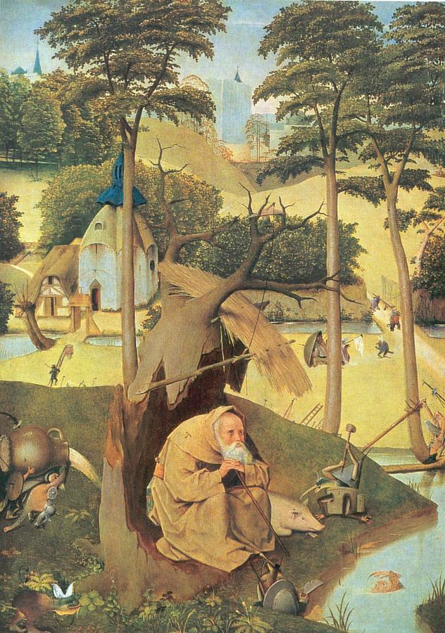 The Temptation of Saint Anthony Painting by Hieronymus Bosch