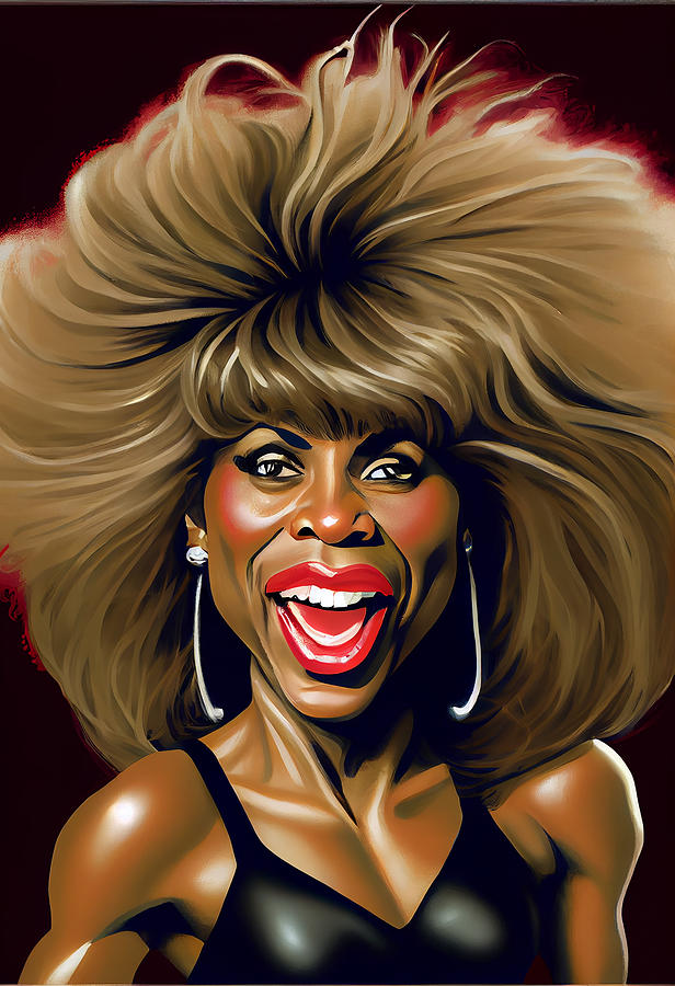 Tina Turner Caricature Mixed Media By Stephen Smith Galleries Fine Art America 