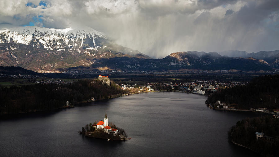 View of Lake Bled from Mala Osojnica #11 Photograph by Ian Middleton