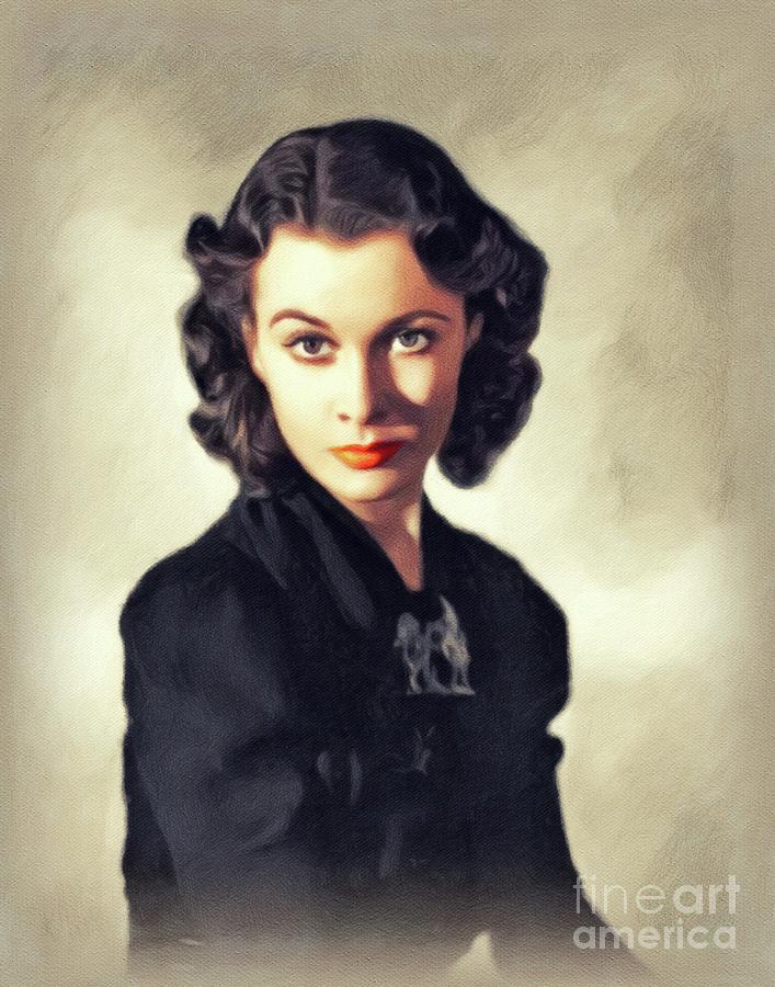 Vivien Leigh, Hollywood Legend Painting by Esoterica Art Agency - Fine ...