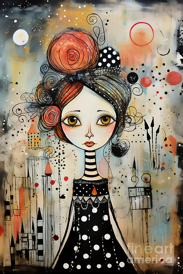 whimsical artwork in the style of kelly by Asar Studios Painting