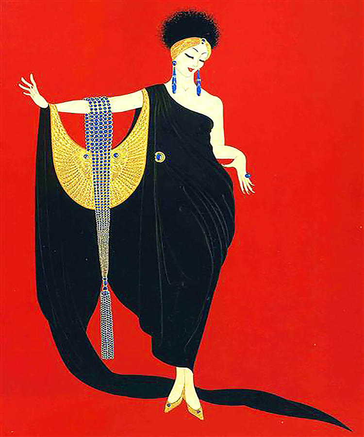 Art Deco Painting by Erte Fashion - Pixels