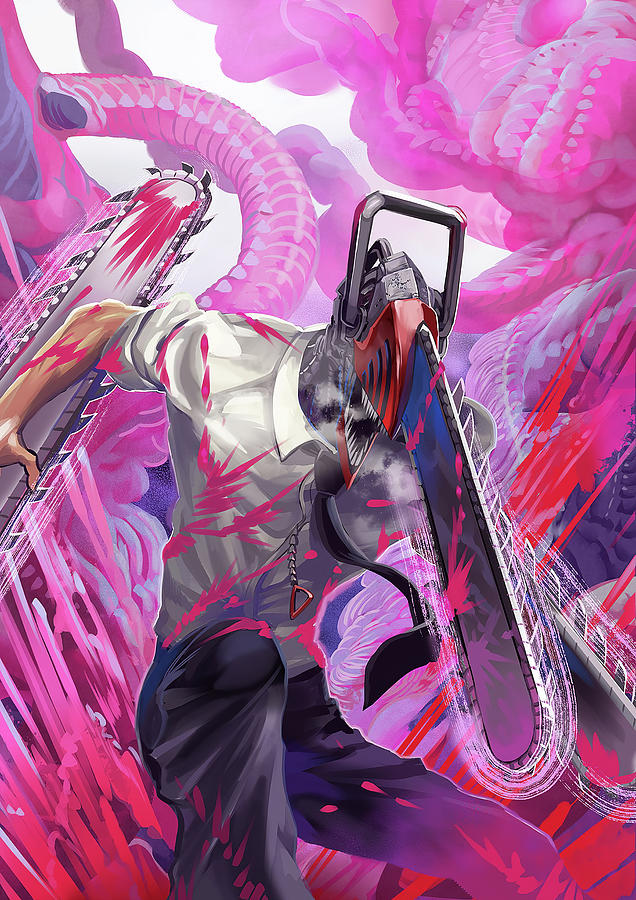 Denji Chainsaw Man Digital Art by Nguyen Hai - Fine Art America