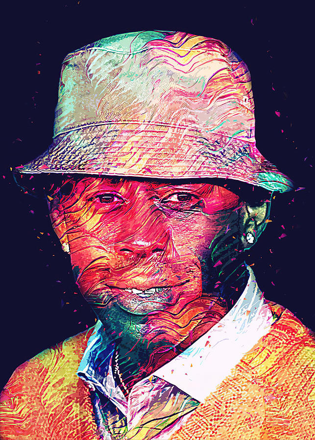 Artis Rapper Tyler The Creator Tyler The Creator Digital Art by Saini Nagy