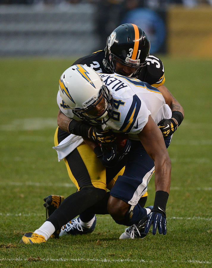 San Diego Chargers  v Pittsburgh Steelers #117 Photograph by George Gojkovich