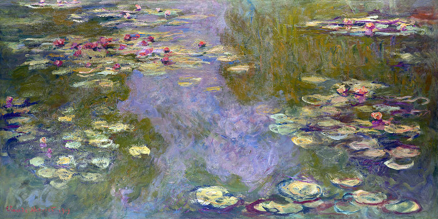 Claude Monet Painting - Water Lilies #119 by Claude Monet