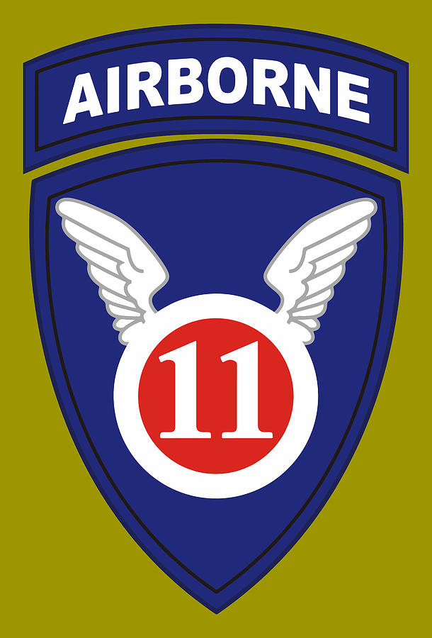 11th Airborne Division U.S. Army Insignia Photograph by Keith Webber Jr