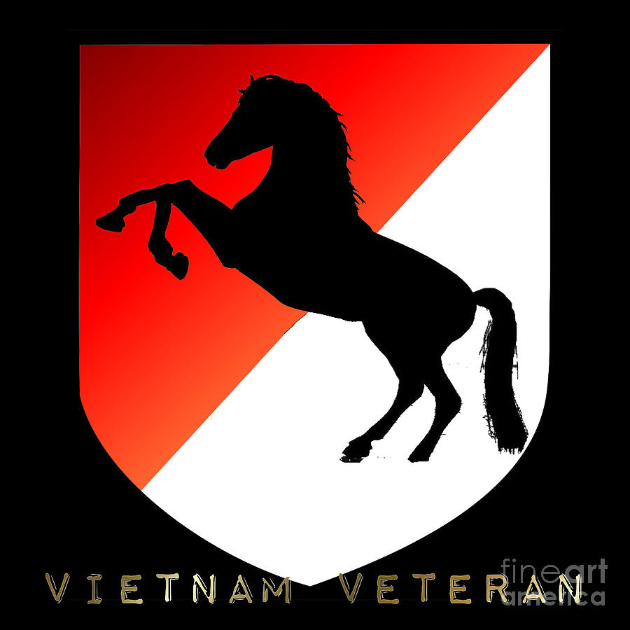 11th Armored Cavalry Digital Art by Bill Richards