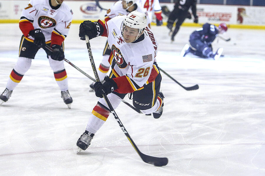AHL: DEC 23 Stockton Heat at Tucson Roadrunners #12 Photograph by Icon Sportswire