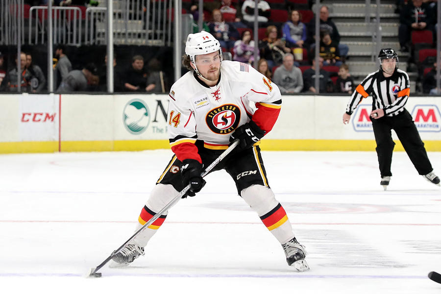 AHL: FEB 21 Stockton Heat at Cleveland Monsters #12 Photograph by Icon Sportswire