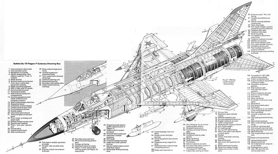 Jet Mixed Media - Aircraft Schematic #12 by Aircraft Lover