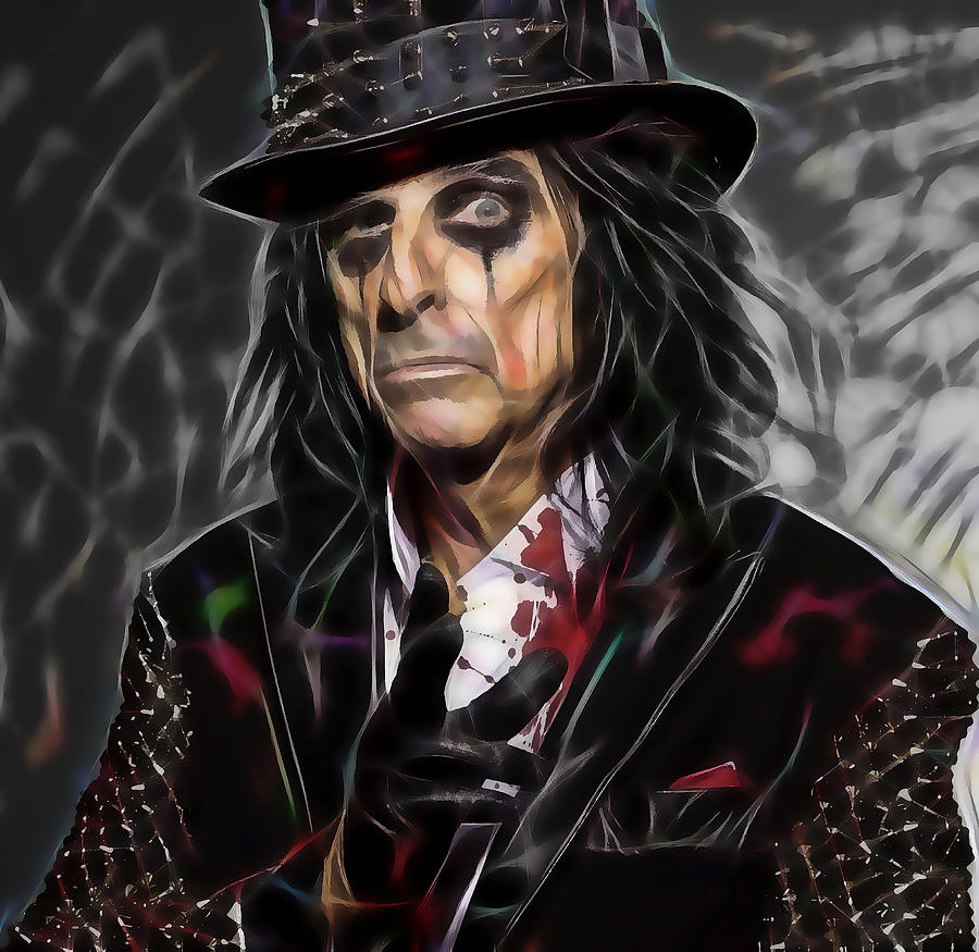 Alice Cooper Collection #12 Mixed Media by Marvin Blaine