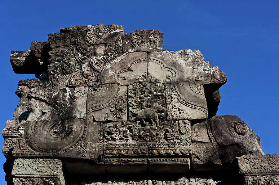 Angkor Wat temple detail. Cambodia #12 Photograph by Lie Yim