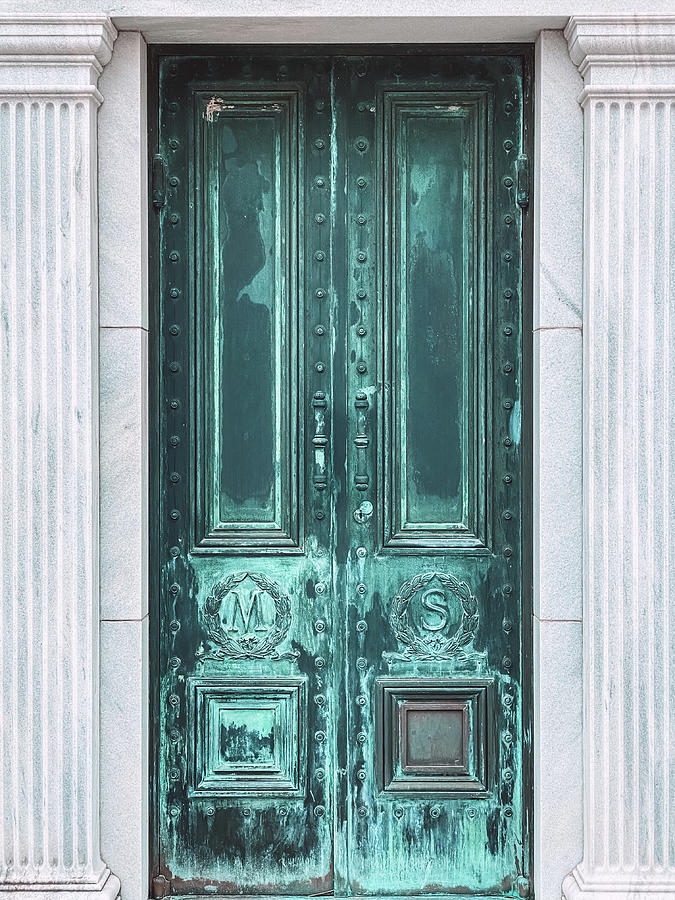 Bonaventure Mausoleum Doors, Bonaventure Cemetery, Savannah, Geo #10 Photograph by Dawna Moore Photography