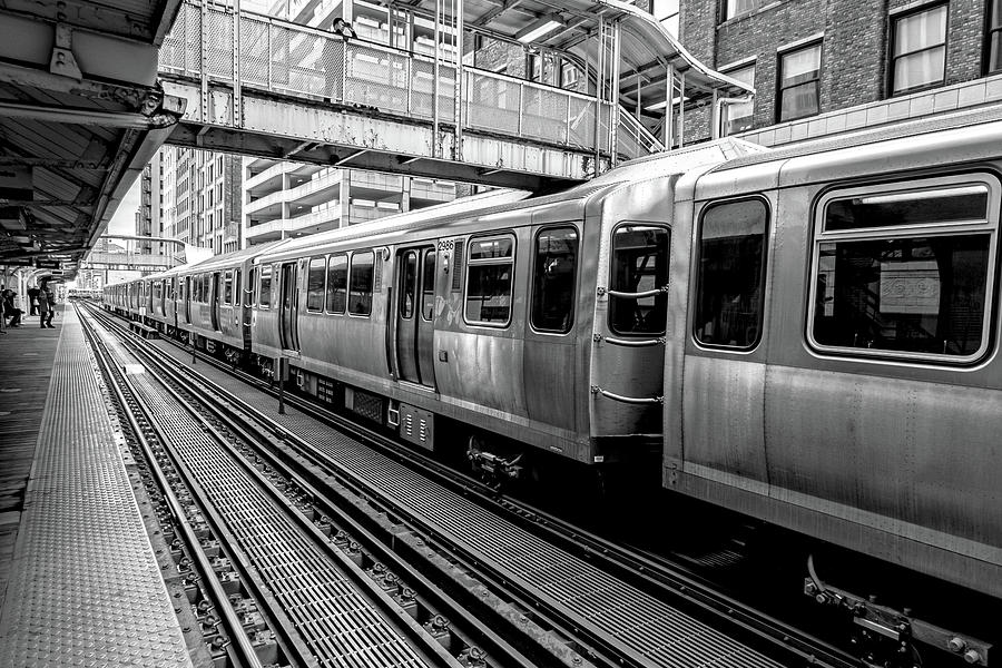 Chicago City Subway Station And Train Scenes #12 Photograph by Alex Grichenko