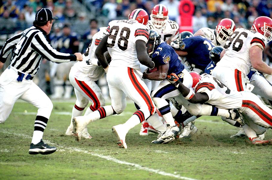 Cleveland Browns v Baltimore Ravens #12 Photograph by Michael J. Minardi
