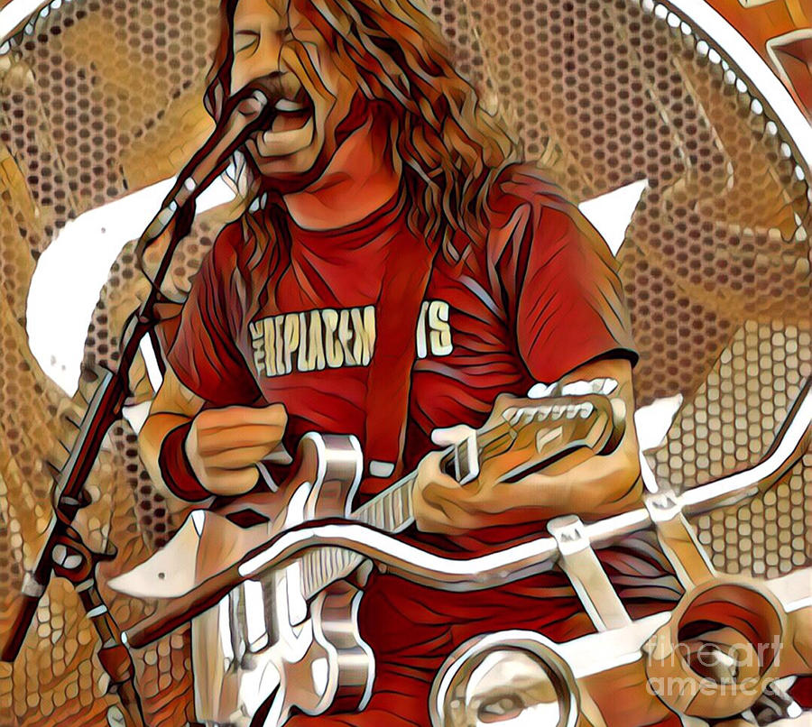 Dave Grohl Photograph by De La Rosa Concert Photography