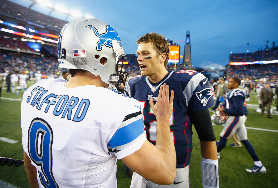 Detroit Lions v New England Patriots #12 Photograph by Jared Wickerham