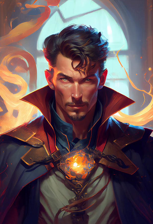 Doctor Strange Wall Art Mixed Media by Tim Hill - Fine Art America