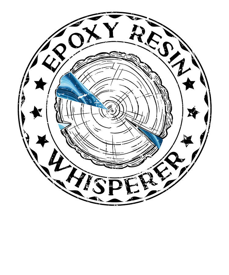 Epoxy Resin Digital Art - Epoxy Resin Whisperer River Table Art #12 by Toms Tee Store
