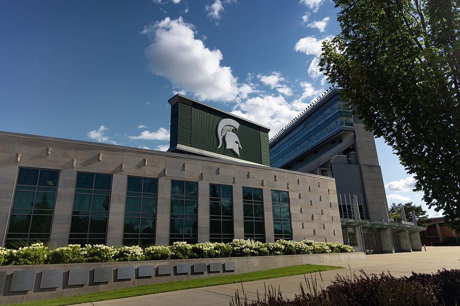 Exterior of Spartan Stadium on the campus of Michigan State University in East Lansing Michigan #12 Photograph by Eldon McGraw