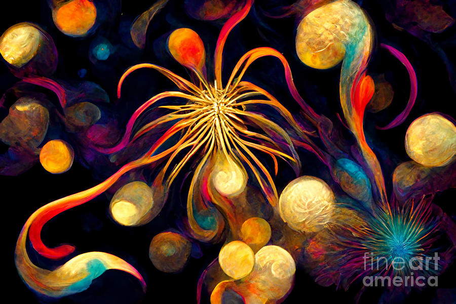 Series Digital Art - Fireworks magic #12 by Sabantha