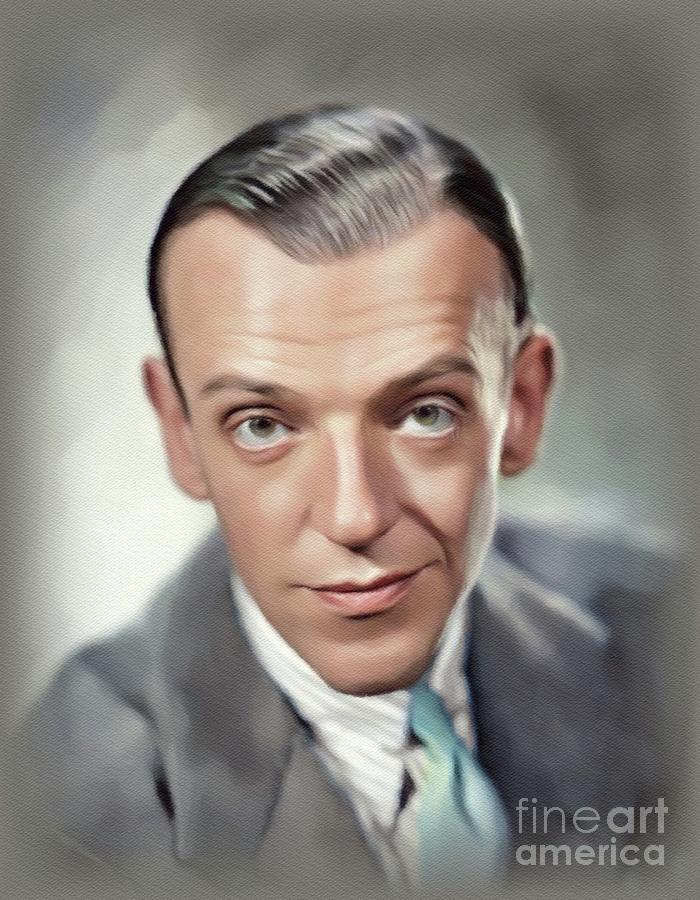 Fred Astaire, Hollywood Legend Painting by John Springfield - Fine Art ...