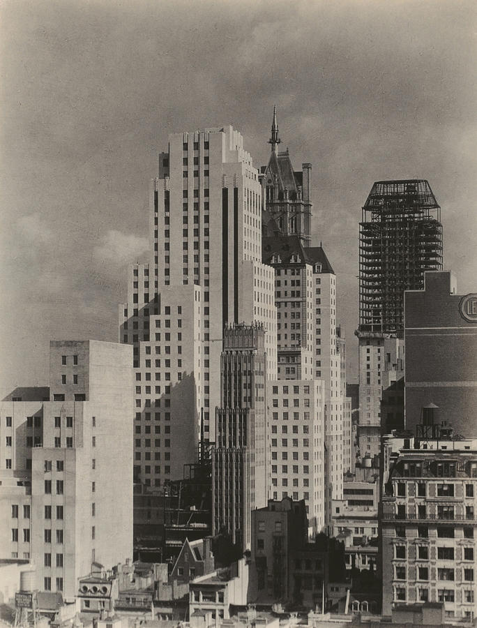 From My Window at An American Place Photograph by Alfred Stieglitz