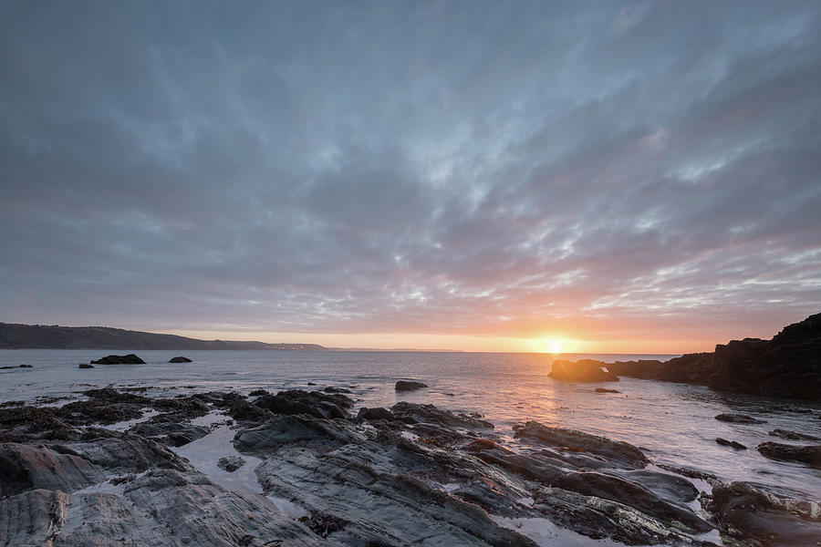 Hannafore Beach Looe Photograph by Cornwall Photo Art - Pixels