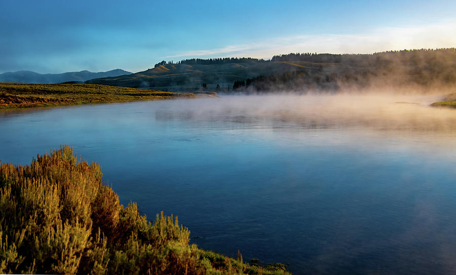 Hayden Valley and Yellowstone River, Yellowstone National Park #12 Photograph by Alex Grichenko