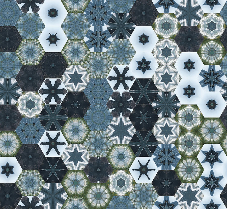 Hexagon Pattern for Apparels Digital Art by Tin Tran - Pixels