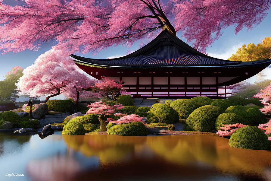 Japanese Serenity Digital Art by Stephen Younts - Fine Art America