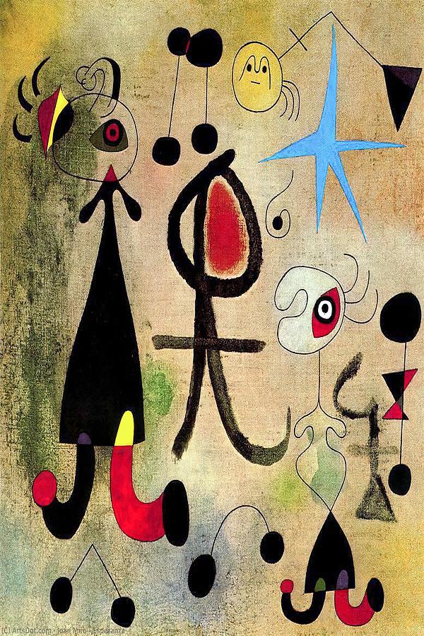 Joan Miro Artist Painting by Artful Home Gallery Art - Fine Art America