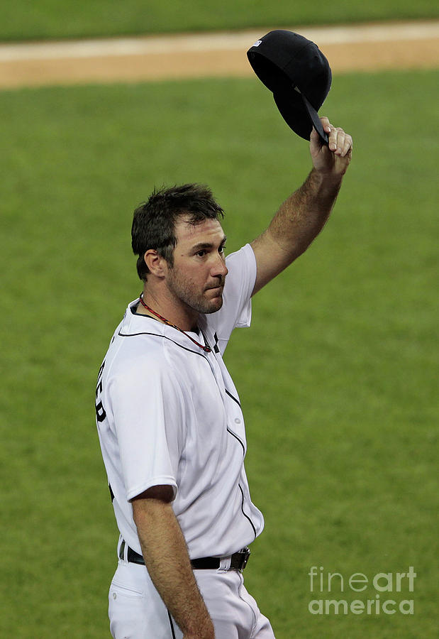 Justin Verlander Photograph by Leon Halip Justin Verlander Photograph by Leon Halip