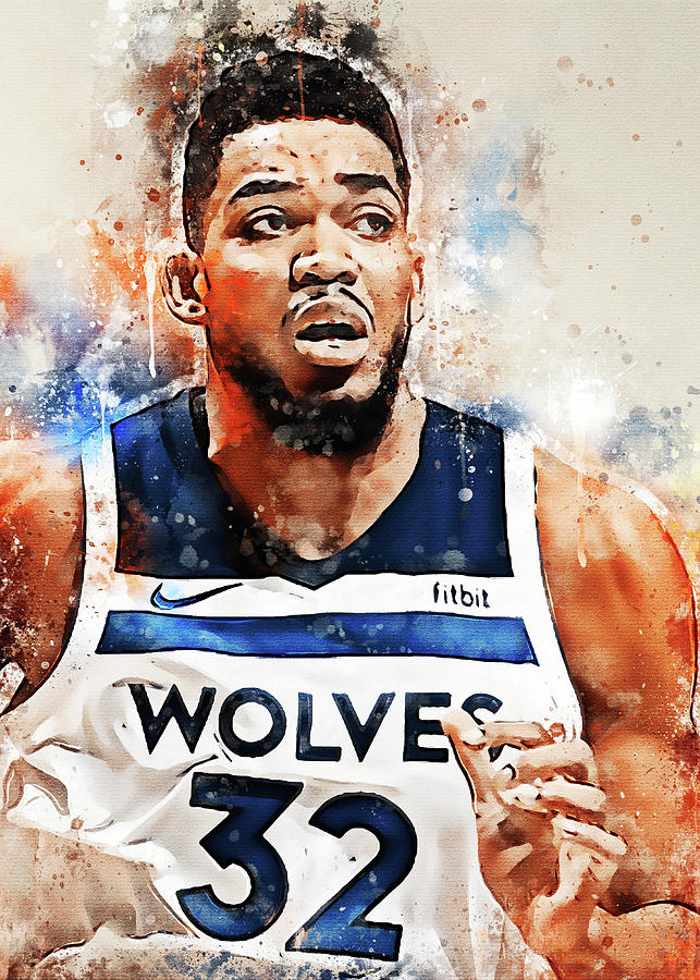 Karl Anthony Towns Karl Anthony Towns College Basketball Digital Art by ...