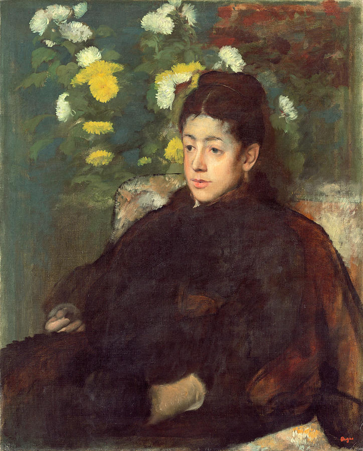 Mademoiselle Malo #12 Painting by Edgar Degas