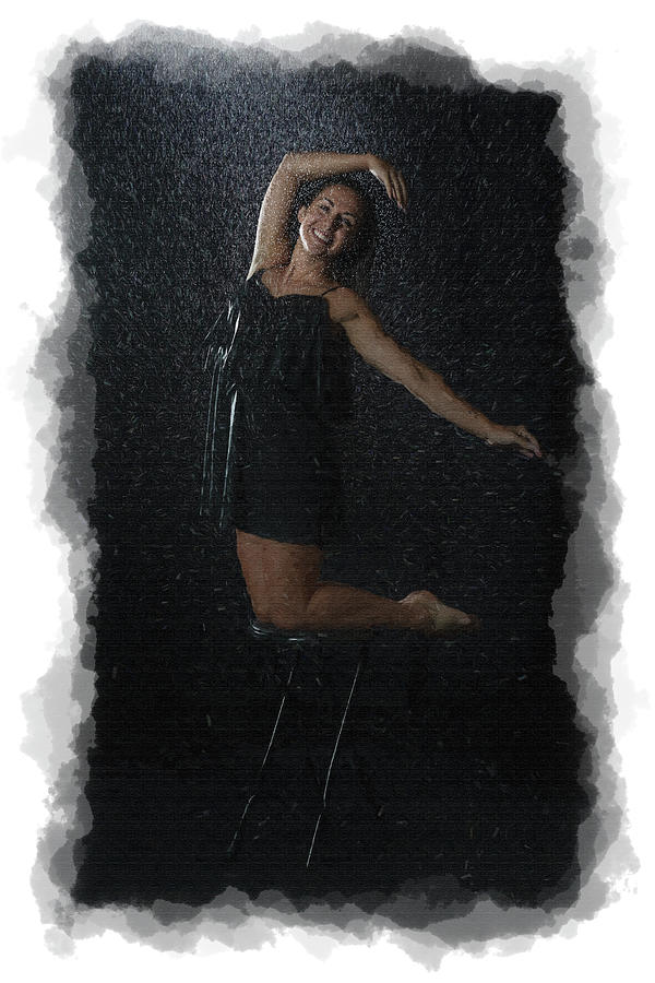 Mandy modeling water splash photos #12 Photograph by Dan Friend